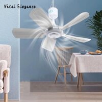 Vital Elegance Ký túc xá hộ gia đình quạt trần mini tốc độ cao chống ồn