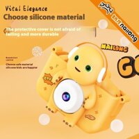 Vital Elegance Máy ảnh kỹ thuật số dành cho trẻ em Rồng sữa Máy ảnh Mini HD Ống kính kép Đồ chơi giáo dục trẻ em