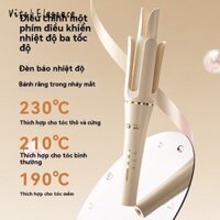 Vital Elegance Thiết kế tiện dụng Bàn ủi uốn tóc, Nhiệt độ 15 cấp có thể điều chỉnh, Thích hợp cho mọi kiểu tóc, 31mm + Yếu tố làm nóng