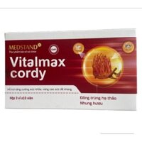 VITALMAX CORDY Medstand- Viên uống đông trùng hạ thảo nhung hươu Hỗ trợ tăng cường sức khỏe, nâng cao sức đề kháng