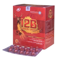 Vitamin 12B Ginseng - Lingzhi Vinaphar - Hộp 100 viên nang mềm- Hỗ trợ tăng cường sức khỏe, nâng cao sức đề kháng.