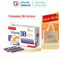 Vitamin 3B Active (60 viên) bổ sung Vitamin B1, B6, B12, tăng cường sức đề kháng, giảm mệt mỏi - N-Biotech hộp 60 viên