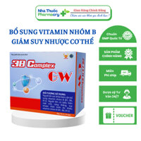 Vitamin 3B GW (100 viên) Tăng cường sức khỏe sức đề kháng - Bổ sung vitamin B1, B12, B6