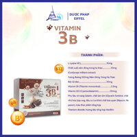 VITAMIN 3B Tỏi Đen Đông Trùng Hạ Thảo Giúp Tăng Cường Sức Khỏe, Chống Bệnh Tật, Giảm Mệt Mỏi, Tê Bì Chân Tay Hộp 100Viên