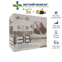 Vitamin 3B tỏi đen, viên uống bổ sung vitamin B1, B6, B12, tăng đề kháng, giảm tê bì, giảm mệt mỏi, căng thẳng thần kinh