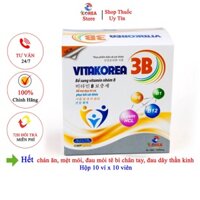 Vitamin 3B VITAKOREA 3B viên uống bổ sung hỗ trợ duy trì và phục hồi sức khỏe, hộp 100 viên