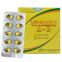 Vitamin A-D Abipha, bổ sung vitamin A, vitamin D3, hỗ trợ tăng khả năng hấp thu calci