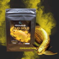 Vitamin Arowana Solid Gold - Bột Kích Màu Vàng Cho Cá Rồng Kim Long Quá Bối, Đầu Vàng, Full Helmet, King Kong, Ali 10g