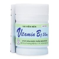 Vitamin b1 50mg mekophar (c/100v)