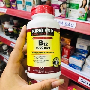 Viên uống bổ sung Vitamin B12 Kirkland Signature B12 5000 mcg 300 viên