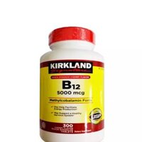 Vitamin B12 5000 mcg Kirkland 300 viên Mỹ - Cho một hệ thần kinh khỏe mạnh