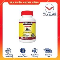 Vitamin B12 5000mcg Kirkland 300 viên: “Nhà Máy Năng Lượng” Từ Mỹ Cho Sức Khỏe Toàn Diện
