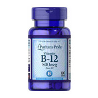 Vitamin B12 500mcg Puritan’s Pride 100 viên – Viên uống bổ sung Vitamin B12