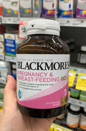 Vitamin bà bầu Blackmores Pregnancy & Breastfeeding Gold 120v