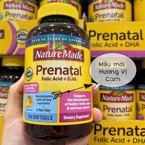 Vitamin bà bầu chứa DHA Nature Made - 150 viên