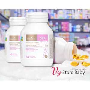 Viên uống bổ sung DHA cho bà bầu Bio Island for Pregnancy Úc hộp 60 viên