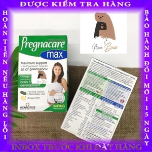 Vitamin bà bầu Pregnacare max ( 84 viên)