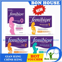 ☂Vitamin bầu FEMIBION số 0,1,2,3 đủ bill, chính hãng
