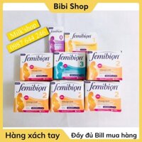 Vitamin bầu FEMIBION số 0,1,2,3 của Đức