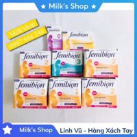 Vitamin bầu FEMIBION số 0,1,2,3 của Đức