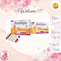 Vitamin bầu FEMIBION số 0,1,2,3 (Nội địa Đức)
