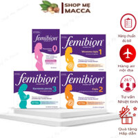 Vitamin bầu FEMIBION số 0,1,2,3 số 1 Châu Âu chính hãng