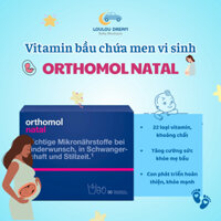 Vitamin bầu Orthomol Natal Đức hỗ trợ bổ sung men vi sinh tăng cường sức khoẻ (lẻ)