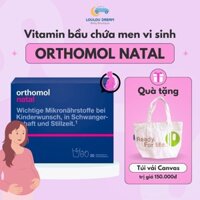 Vitamin bầu Orthomol Natal Đức hỗ trợ bổ sung men vi sinh tăng cường sức khoẻ (lẻ)