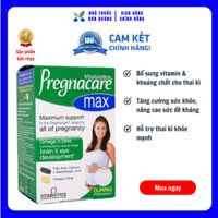 Vitamin Bổ Bầu Pregnacare Max bổ sung dưỡng chất cho mẹ và bé trong suốt thai kì