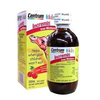 Vitamin bổ sung cho trẻ biếng ăn CENTRUM KIDS INCREMIN IRON MIXTURE 200ML