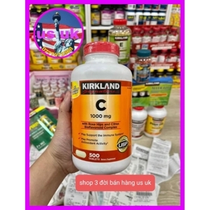 Viên uống Vitamin C Kirkland Signature Vitamin C 1000mg 500 viên