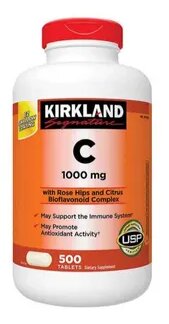 Vitamin C 1000mg Kirkland hộp 500 viên – Vitamin C của Mỹ