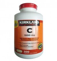 Vitamin C 1000mg Kirkland hộp 500 viên chính hãng của Mỹ