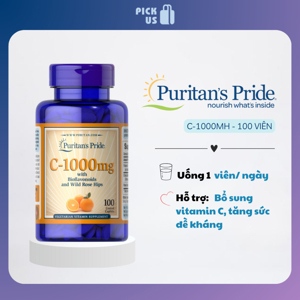 Puritan's Pride Vitamin C-1000mg (100 viên)