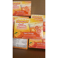 vitamin c 30 gói Emergen-C Vitamin C 1000mg Super Orange