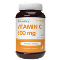 Vitamin C 500 Mg Pharmacity, hỗ trợ chống oxy hóa, tăng cường sức đề kháng