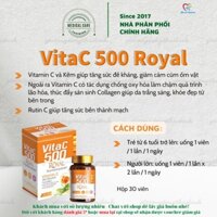 Vitamin C 500 nâng cao đề kháng tăng cường hệ miễn dịch C500 Thymomodulin Hộp 30v