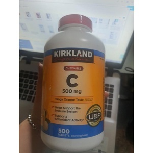 Viên uống Vitamin C Kirkland Signature Vitamin C 500mg - 500 viên