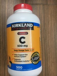 Vitamin c 500mg kirkland 500 viên