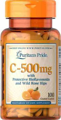 Vitamin C 500mg Puritans Pride 100 viên