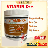 Vitamin C 99% Dành Cho Cá Koi - Cá Vàng, Ranchu, Cá Rồng, Tăng Sức Đề Kháng, Chống Cong Mình 300g