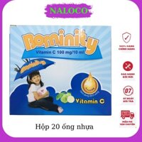 Vitamin C dạng ống nước; Thơm ngon dễ uống; Hộp 20 ống x 10ml