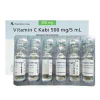 Vitamin C Kabi 500mg/5ml điều trị bệnh scorbut, các trường hợp thiếu vitamin c