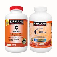 VITAMIN C KIRKLAND Signature 1000 mg 500 Viên - viên uống tăng sức đề kháng cho cơ thể