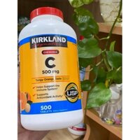 Vitamin C Kirkland - Viên Ngậm Vitamin C 500mg Kirkland Signature Cheweble 500v