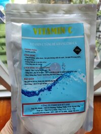 VITAMIN C tăng đề kháng cho cá , vệ sinh lưới drum , khử thuốc tím