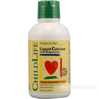 Vitamin Canxi Childlife bổ sung canxi và Magie - Liquid Calcium with Magnesium