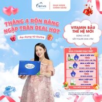 Vitamin cho bà bầu Avisure Mama bổ sung đầy đủ vitamin khoáng chất, Sắt, DHA Hộp 60 viên