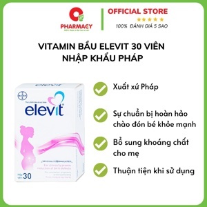 Vitamin cho bà bầu Elevit Vitamin B9 30v