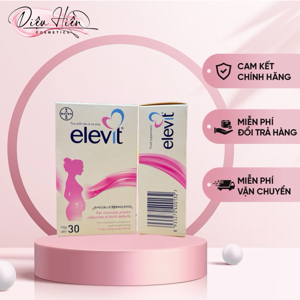 Vitamin cho bà bầu Elevit Vitamin B9 30v